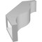 Ekena Millwork 3-in. W x 10-in. D x 14-in. H Funston Architectural Grade PVC Knee Brace BRCP03X10X14FST - alternate 6